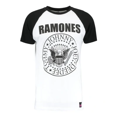 Image of Mister Tee Ramones Print Tshirt, Men&#039;s, Size: XXL, White/black