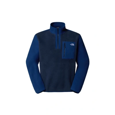 Image of The North Face Yumiori ZIP Fleece jumper Summit navyestate bluesummit navy, Men&#039;s, Size: XS, navy/estate blue/summit navy