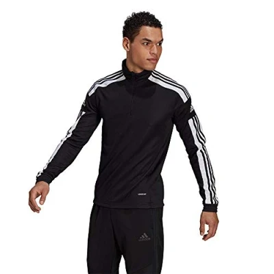 Image of adidas Performance Squadra 21 Sports Tshirt, Men&#039;s, Size: XXL, Black/white