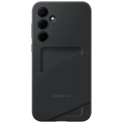 Image of Samsung TPU Card Slot Back Cover Black Galaxy A35 5G