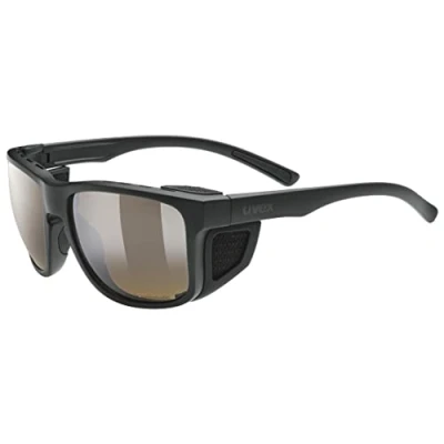 Image of uvex sportstyle 312 VPX Sports Glasses for Men and Women Self tinting Polarised Black Matte/Brown One Size