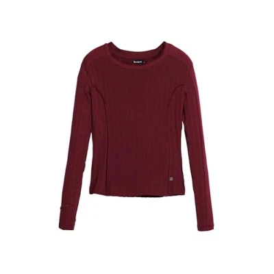 Image of Desigual Women&#039;s Repris_ts_Charm T Shirt, Red, S