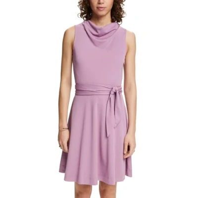 Image of Esprit Xline Dress Jersey dress, Women&#039;s, Size: 14, Mauve