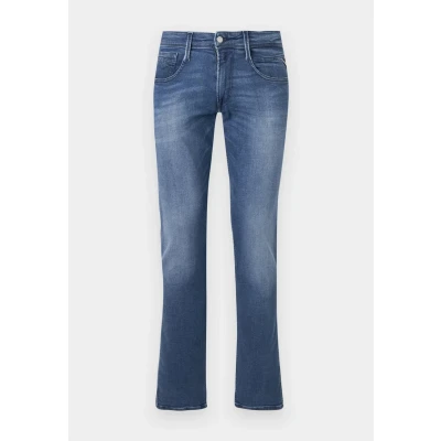 Image of Replay Anbass Men&#039;s Slim Fit Jeans with Comfort Stretch, Medium Blue 009, 30W / 30L