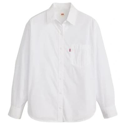 Image of Levi&#039;s Harlie NEW Shirt Buttondown blouse, Women&#039;s, Size: Medium, Bright white