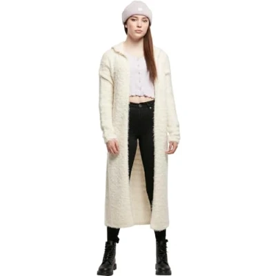 Image of Urban Classics Feather Cardigan, Women&#039;s, Size: XXL, Whitesand