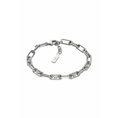 Image of Emporio Armani Men&#039;s Silver Tone Stainless Steel Bracelet, EGS3249040