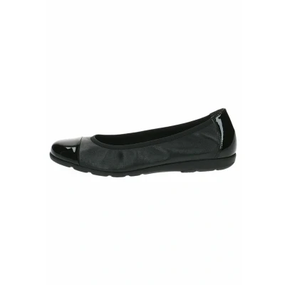 Image of Caprice Ballet pumps, Women&#039;s, Size: 6.5, Black comb Leather