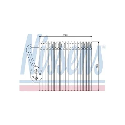 Image of Evaporator, air conditioning NISSENS 92167