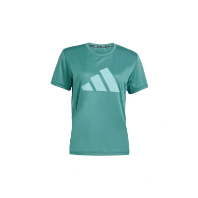 Image of adidas Performance RUN IT TEE Print Tshirt, Women&#039;s, Size: XS, Preloved teal