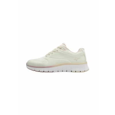 Image of Tamaris Women&#039;s Vegan Sporty Lace Up, White Comb, 7.5 UK