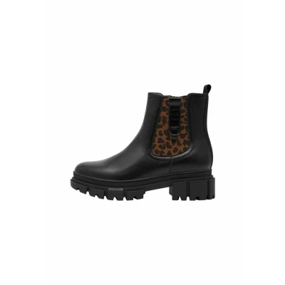 Image of s.Oliver Platform ankle boots, Women&#039;s, Size: 6, Black leopard shoes