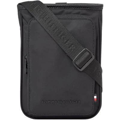 Image of Tommy Hilfiger Repreve MINI Crossover Across body bag, Men&#039;s, Size: One Size, Black