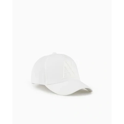 Image of Armani Exchange HAT Unisex Cap, Size: One Size, Bianco