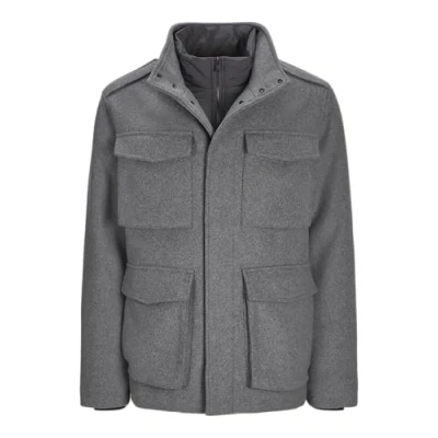 Image of Jack &amp; Jones Premium Jprccalex Jacket Winter coat, Men&#039;s, Size: XS, Grey melange