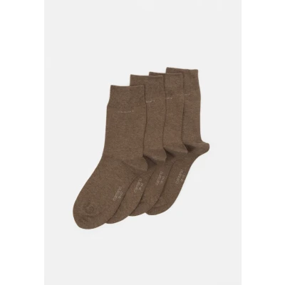 Image of camano Online Unisex 4 PACK Socks, Size: 2.5 5, Camel