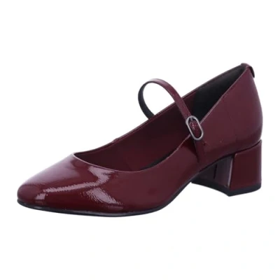 Image of Tamaris Damen Pumps Blockabsatz Vegan; MERLOT, EU 37