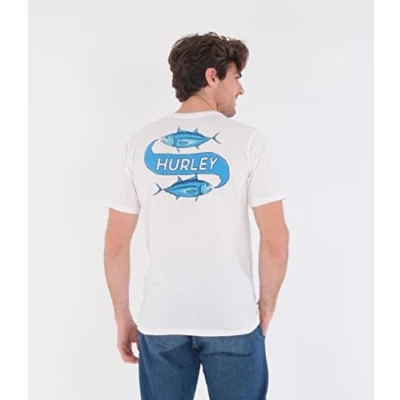 Image of Hurley Men&#039;s Evd Wash Mr Fishy Tee Ss T Shirt