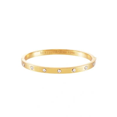 Image of kate spade new york Hinged Bangle Bracelet goldcoloured, Women&#039;s, Size: One Size, Gold coloured