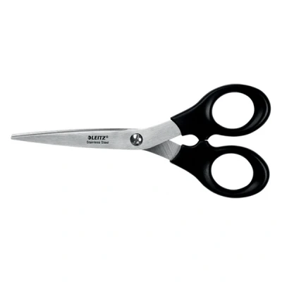 Image of Leitz Stainless Steel Scissors 165 mm, mm on Plastic Free Hanging Card, 54230095