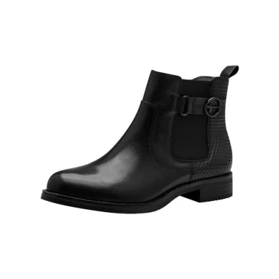 Image of Tamaris Comfort Ankle boots, Women&#039;s, Size: 8, Black Leather/synthetics