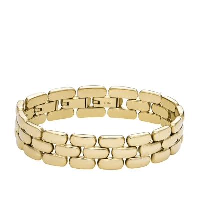 Image of Fossil Arden Bracelet goldcoloured, Women&#039;s, Size: One Size, Gold coloured