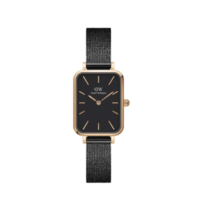 Image of Daniel Wellington Quadro Pressed Ashfield Watch Rose goldcoloured, Size: One Size, gold coloured