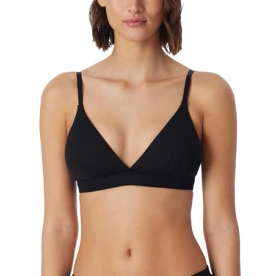 Image of Schiesser Triangle bra, Women&#039;s, Size: 32A, Schwarz