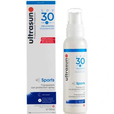 Image of ULTRASUN CLEAR SPRAY SPF30 SPORTS FORMULA (150ML)