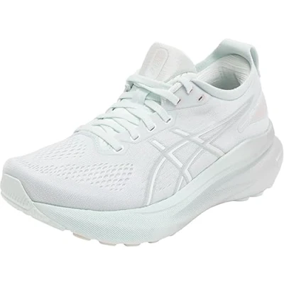 Image of Asics Gelkayano 31 Road running shoes, Men&#039;s, Size: 9.5, Pure aqua/pure silver Textile/synthetics