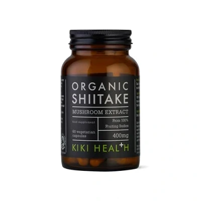 Image of KIKI Health Organic Shiitake Extract Mushroom (60 Vegicaps)
