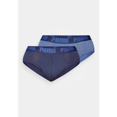 Image of Puma MEN Everyday Brief 2 PACK Briefs, Men&#039;s, Size: Small, Denim