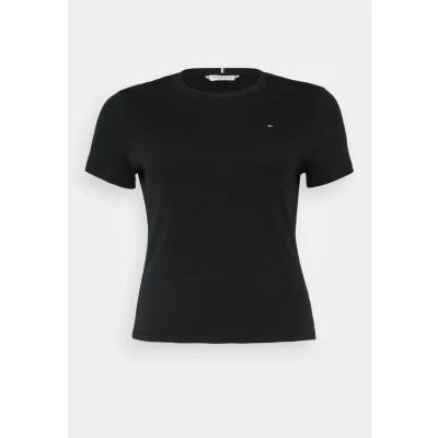 Image of Tommy Hilfiger Women&#039;s S/S T Shirt, Black (Black), 48