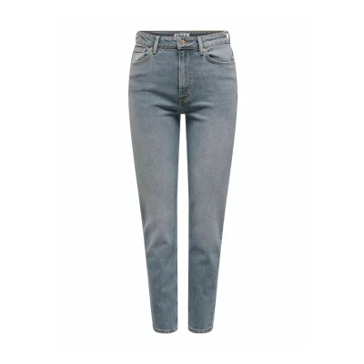 Image of ONLY Women&#039;s Onlemily Hw Stretch ANK DNM Cro787 Noos, Special Blue Grey Denim, 25W / 30L