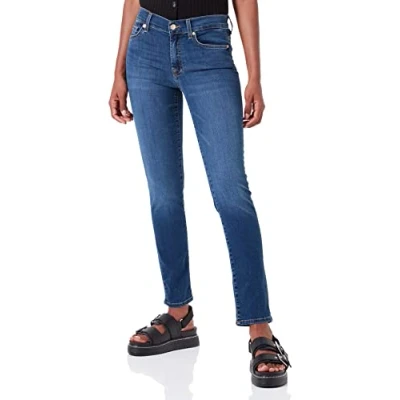 Image of 7 for all mankind Roxanne BAIR ECO Duchess Slim fit jeans, Women&#039;s, Size: 23, Mid blue