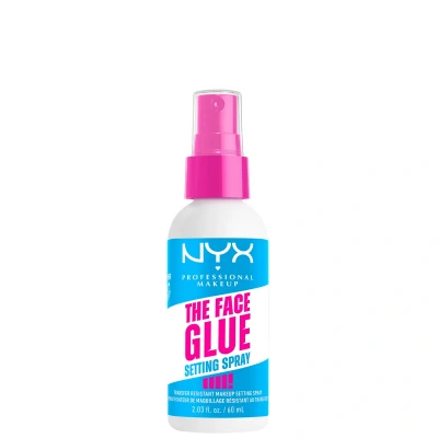 Image of NYX Professional Makeup The Face Glue Setting Spray Up To 24 Hour Wear Transfer Resistant &amp; Waterproof 60ml