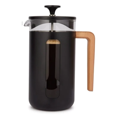 Image of La Cafetière Cafetiere Pisa Stainless Steel / Black 1 Liter 7 cups
