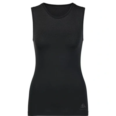 Image of ODLO CREW NECK Singlet Performance Light Top, Women&#039;s, Size: 16 18, Black