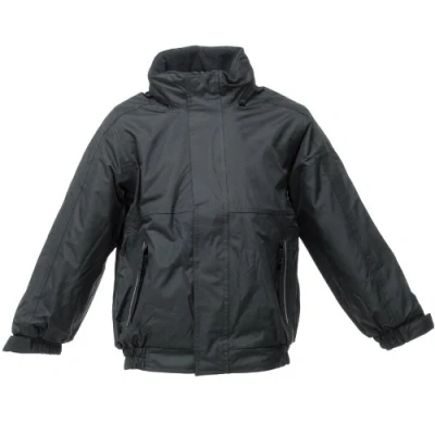 Image of Regatta Kids Dover Jacket 11 12 Years Black/Ash