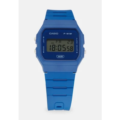 Image of Casio F91 Unisex Digital watch, Size: One Size, Blue