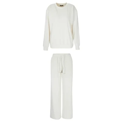 Image of Emporio Armani Tracksuit Pyjama set, Women&#039;s, Size: Medium, Yogurt