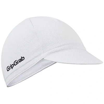 Image of Gripgrab Lightweight Summer Cycling Unisex Cap, Size: M/L, White