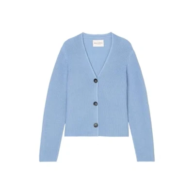 Image of Marc O&#039;Polo Cardigan Longsleeve V NECK Cardigan, Women&#039;s, Size: XXL, Fresh sky