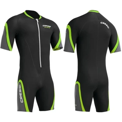 Image of Cressi Playa Man Shorty Wetsuit 2.5mm for Snorkeling, Diving, Swimming Men&#039;s