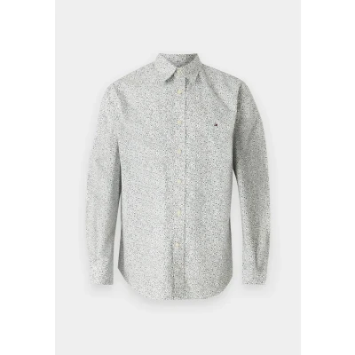 Image of Tommy Hilfiger FLEX Floral Shirt Shirt, Men&#039;s, Size: XXL, Ivory/night sky