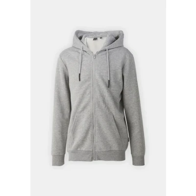 Image of Only &amp; Sons Onsceres LIFE ZIP Hoodie Zipup sweatshirt, Men&#039;s, Size: XS, Light grey