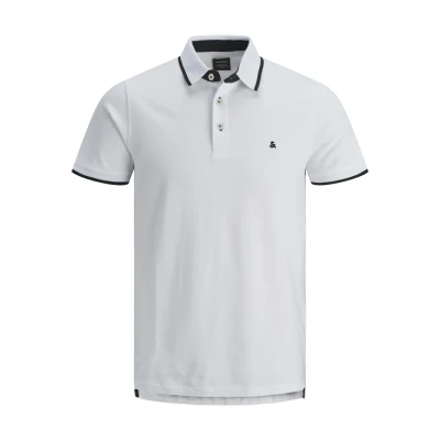 Image of Jack &amp; Jones Jjepaulos SS NOOS Polo shirt, Men&#039;s, Size: 3XL, White