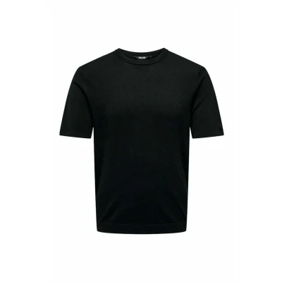 Image of Only &amp; Sons Basic Tshirt, Men&#039;s, Size: Small, Nero