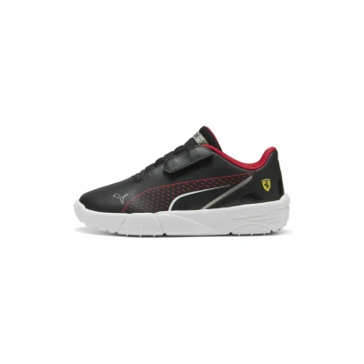 Image of Puma Scuderia Ferrari HP Drift CAT Trainers for kids, Size: 12K, Black rosso corsa shoes