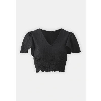 Image of ONLY Onlhannah Smock Basic Tshirt, Women&#039;s, Size: Large, Black